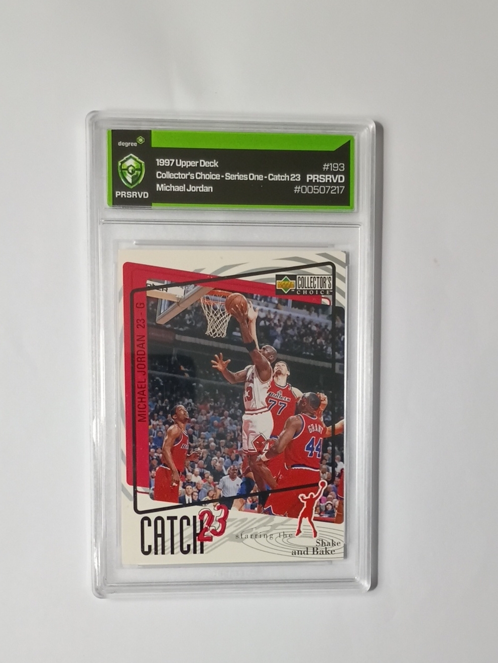 Jordan Upper Deck Collector's Choice Basketball Card - Red, White